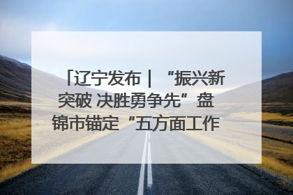 辽宁发布｜“振兴新突破 决胜勇争先”盘锦市锚定“五方面工作”力争全年地区生产总值增长5.5%左右