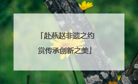 赴燕赵非遗之约 赏传承创新之美