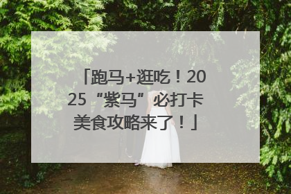 跑马+逛吃！2025“紫马”必打卡美食攻略来了！