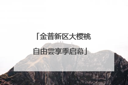 金普新区大樱桃自由尝享季启幕