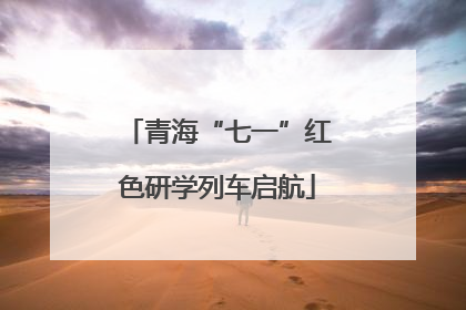 青海“七一”红色研学列车启航
