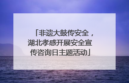 非遗大鼓传安全，湖北孝感开展安全宣传咨询日主题活动
