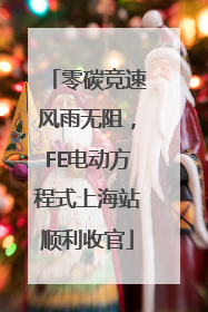 零碳竞速风雨无阻，FE电动方程式上海站顺利收官