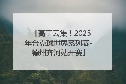 高手云集！2025年台克球世界系列赛-德州齐河站开赛