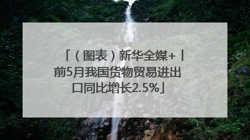 （图表）新华全媒+丨前5月我国货物贸易进出口同比增长2.5%