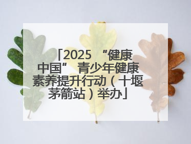 2025 “健康中国” 青少年健康素养提升行动（十堰茅箭站）举办