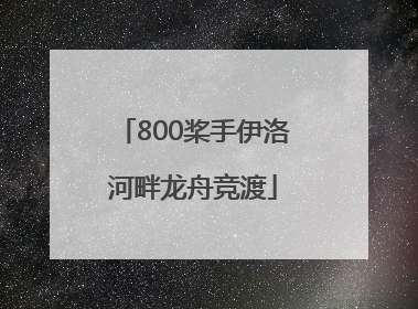 800桨手伊洛河畔龙舟竞渡