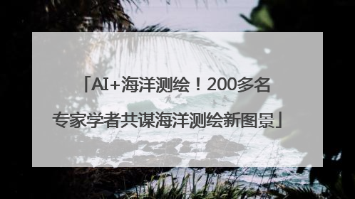 AI+海洋测绘！200多名专家学者共谋海洋测绘新图景